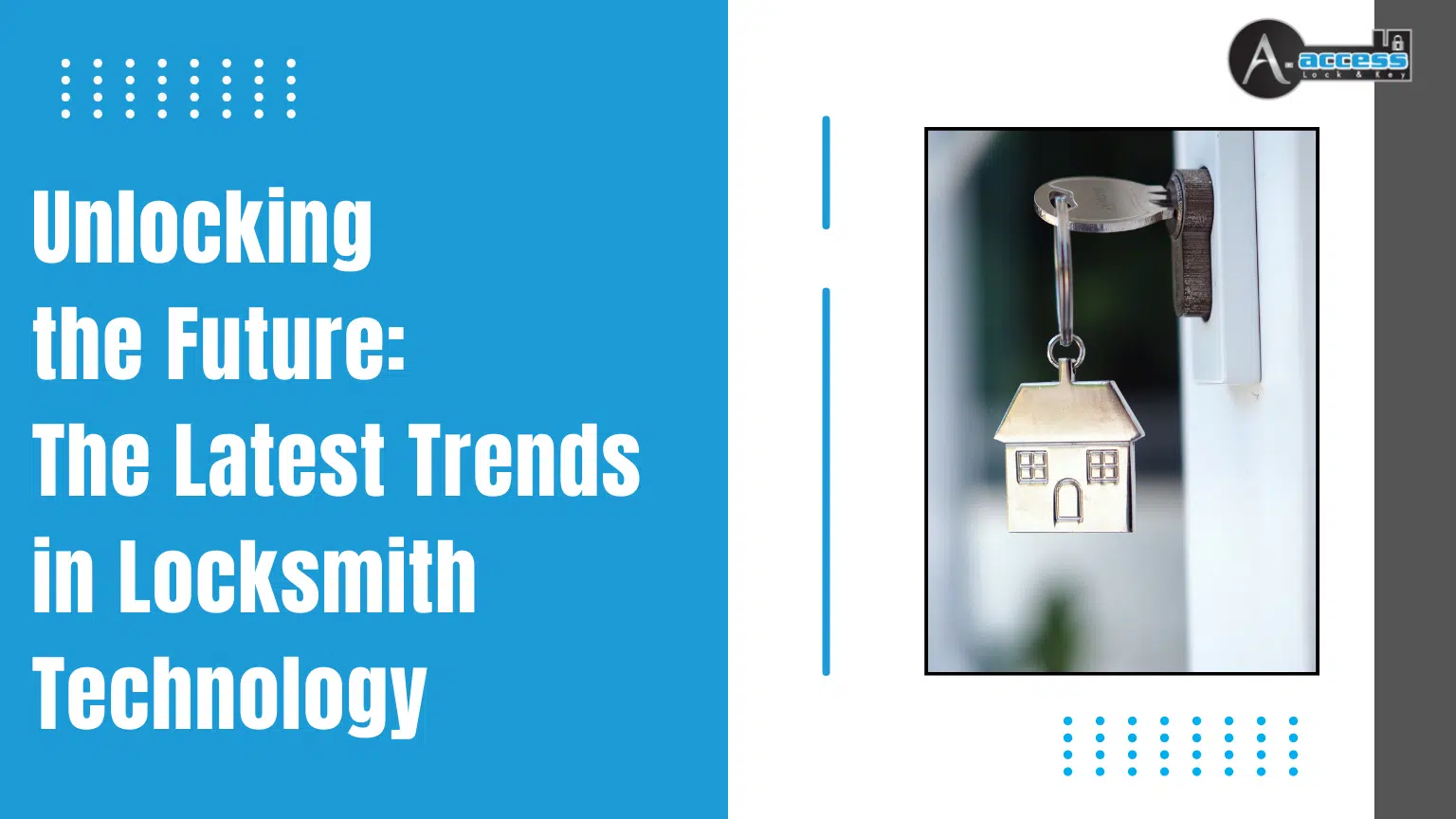 Latest trends in locksmith technology featuring smart locks and biometric access control systems