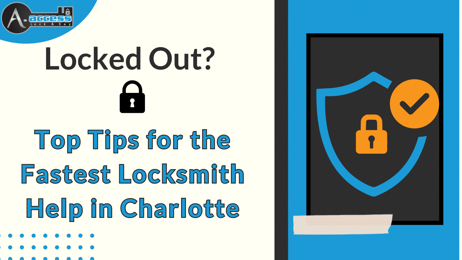 A-Access Lock & Key_ Unlocking a door in Charlotte